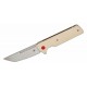 Couteau Kansept Anomaly Ivory Manche G10 Lame Tanto Acier CPM-S35VN Satin IKBS Liner Lock Clip K2038T5 - Livraison Gratuite