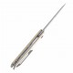 Couteau Kansept Anomaly Ivory Manche G10 Lame Tanto Acier CPM-S35VN Satin IKBS Liner Lock Clip K2038T5 - Livraison Gratuite