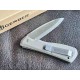 Couteau Gerber Mansfield Swayback Natural Lame Acier D2 Drop Point Manche Micarta Slip Joint Clip G1907 - Livraison Gratuite