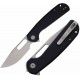 Couteau Eutektik Trinity Black Manche G-10 Lame Acier 14C28N SW Linerlock Clip EUT001 - Livraison Gratuite