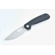 Couteau Eutektik Trinity Black Manche G-10 Lame Acier 14C28N SW Linerlock Clip EUT001 - Livraison Gratuite