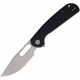 Couteau Eutektik Trinity Black Manche G-10 Lame Acier 14C28N SW Linerlock Clip EUT001 - Livraison Gratuite