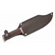 Couteau Condor Pioneer Bowie Lame Acier Carbone 1075 Manche Cuir Etui Cuir Made Salvador CTK397570HC - Livraison Gratuite