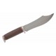 Couteau Condor Pioneer Bowie Lame Acier Carbone 1075 Manche Cuir Etui Cuir Made Salvador CTK397570HC - Livraison Gratuite