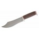 Couteau Condor Pioneer Bowie Lame Acier Carbone 1075 Manche Cuir Etui Cuir Made Salvador CTK397570HC - Livraison Gratuite