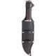Couteau Condor Pioneer Bowie Lame Acier Carbone 1075 Manche Cuir Etui Cuir Made Salvador CTK397570HC - Livraison Gratuite