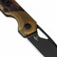 Couteau Kizer Cutlery Mini Militaw PEI Manche Ultem/G-Mascus Lame Acier Nitro-V Linerlock Clip KIV3634SA1 - Livraison Gratuite