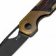 Couteau Kizer Cutlery Mini Militaw PEI Manche Ultem/G-Mascus Lame Acier Nitro-V Linerlock Clip KIV3634SA1 - Livraison Gratuite
