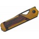 Couteau Kizer Cutlery Mini Militaw PEI Manche Ultem/G-Mascus Lame Acier Nitro-V Linerlock Clip KIV3634SA1 - Livraison Gratuite