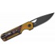 Couteau Kizer Cutlery Mini Militaw PEI Manche Ultem/G-Mascus Lame Acier Nitro-V Linerlock Clip KIV3634SA1 - Livraison Gratuite