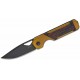 Couteau Kizer Cutlery Mini Militaw PEI Manche Ultem/G-Mascus Lame Acier Nitro-V Linerlock Clip KIV3634SA1 - Livraison Gratuite