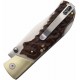 Couteau Schrade Uncle Henry Lame Acier 7Cr17MoV Manche Staglon Lockback Clip SCH1205106 - Livraison Gratuite