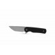 Couteau Ferrum Forge Zelex Black Manche en G10 Lame Tanto Acier D2 Liner Lock Clip FF012B - Livraison Gratuite