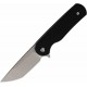 Couteau Ferrum Forge Zelex Black Manche en G10 Lame Tanto Acier D2 Liner Lock Clip FF012B - Livraison Gratuite
