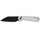 Couteau CJRB Pyrite Light Gray Manche FRN Lame Acier AR-RPM9 Wharncliffe Button Lock IKBS Clip J1945BGY - Livraison Gratuite