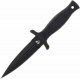 Couteau Schrade Needle Dagger Lame Acier AUS-8 Black Manche Abs Etui Abs SCH1182510 - Livraison Gratuite
