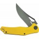 Couteau Kubey Phemius Yellow Manche G10 Lame Acier 14C28N Blk IKBS Linerlock Clip KUB149E - Livraison Gratuite