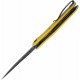 Couteau Kubey Phemius Yellow Manche G10 Lame Acier 14C28N Blk IKBS Linerlock Clip KUB149E - Livraison Gratuite