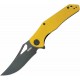 Couteau Kubey Phemius Yellow Manche G10 Lame Acier 14C28N Blk IKBS Linerlock Clip KUB149E - Livraison Gratuite