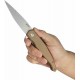 Couteau Kubey MOS Hydra Tan Manche G-10 Lame Acier 14C28N SW IKBS Linerlock Clip KUB361C - Livraison Gratuite