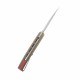 Couteau Kubey MOS Hydra Tan Manche G-10 Lame Acier 14C28N SW IKBS Linerlock Clip KUB361C - Livraison Gratuite