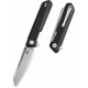 Couteau Bestech Dundee Black Manche G10 Lame Acier CPM-MagnaCut Satin Reverse Tanto IKBS Clip BTKMK09G - Livraison Gratuite