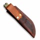 Couteau Reiff Knives F3 Daily Carry Lame Acier CPM 3V SW Manche OD Green G10 Etui Cuir USA REKF3D11ODBL - Livraison Gratuite