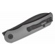 Couteau Petrified Fish El Camino Gray Manche Aluminium Lame Acier N690 BLK IKBS Liner Lock Clip PFKE16GAADW - Livraison Gratuite