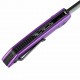 Couteau Reate Knives PL-XF Purple Manche Alu Lame Nitro-V Black Pivot Lock Clip REAPLXFA6 - Livraison Gratuite
