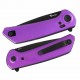 Couteau Reate Knives PL-XF Purple Manche Alu Lame Nitro-V Black Pivot Lock Clip REAPLXFA6 - Livraison Gratuite