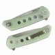 Couteau Reate Knives PL-XF Pivot Lock Jade Manche G10 Lame Acier Nitro-V SW Clip REAPLXF7 - Livraison Gratuite