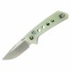 Couteau Reate Knives PL-XF Pivot Lock Jade Manche G10 Lame Acier Nitro-V SW Clip REAPLXF7 - Livraison Gratuite