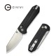 Couteau Civivi Yonder Black Manche G10 Lame Acier 14C28N IKBS Crossbar Lock Clip CIVC230731 - Livraison Gratuite