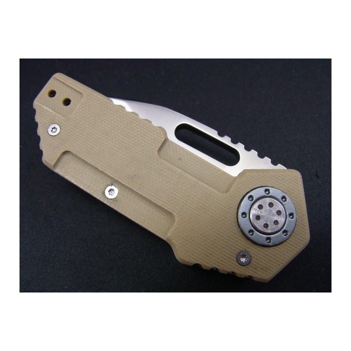 Couteau Mantis Tough Tony. 3 1/2" clos Acier CPM-440V G-10 Handle MANMT9D - Livraison Gratuite
