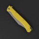 Couteau Daggerr Toothpick Yellow Manche FRN Lame Acier 8Cr14MoV Satin Linerlock CLip DGRTPFYLSW - Livraison Gratuite