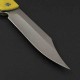 Couteau Daggerr Toothpick Yellow Manche FRN Lame Acier 8Cr14MoV Satin Linerlock CLip DGRTPFYLSW - Livraison Gratuite