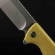 Couteau Daggerr Toothpick Yellow Manche FRN Lame Acier 8Cr14MoV Satin Linerlock CLip DGRTPFYLSW - Livraison Gratuite