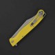 Couteau Daggerr Toothpick Yellow Manche FRN Lame Acier 8Cr14MoV Satin Linerlock CLip DGRTPFYLSW - Livraison Gratuite