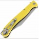 Couteau Daggerr Toothpick Yellow Manche FRN Lame Acier 8Cr14MoV Satin Linerlock CLip DGRTPFYLSW - Livraison Gratuite