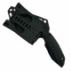 Couteau Tactical Takumitak Muted Black Lame Tanto Acier 3Cr13 Manche & Etui FRN TKF3S06 - Livraison Gratuite