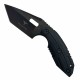 Couteau Tactical Takumitak Muted Black Lame Tanto Acier 3Cr13 Manche & Etui FRN TKF3S06 - Livraison Gratuite