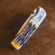 Couteau Browning Buckmark Hunter Bone Manche Os Lame Acier 8Cr13MoV Linerlock Clip BR0500B - Livraison Gratuite