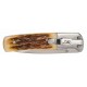 Couteau Browning Buckmark Hunter Bone Manche Os Lame Acier 8Cr13MoV Linerlock Clip BR0500B - Livraison Gratuite