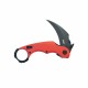 Couteau Kubey Rogue Pikal Karambit Red Manche G10 Lame Acier 14C28N SW IKBS Linerlock Clip KUB298F - Livraison Gratuite