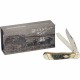 Couteau Rough Ryder Buckshot Bone Trapper Lames Acier 440A Manche Os Slip Joint RR1544 - Livraison Gratuite