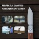 Couteau ARTISAN CUTLERY Holm Rose Wood Lame Acier AR-RPM9 IKBS Button Lock Clip ATZ1875PRW - Livraison Gratuite