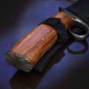 Couteau de Chasse Façon Médiéval S-Tec Lame Acier 440 Manche Bois Étui Nylon STT22042 - Livraison Gratuite