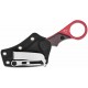 Couteau Mantis Sabot IV Karambit Black/Red Manche FCarbone Lame Acier M390 Etui Kydex MAN8356 - Livraison Gratuite
