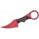 Couteau Mantis Sabot IV Karambit Black/Red Manche FCarbone Lame Acier M390 Etui Kydex MAN8356 - Livraison Gratuite