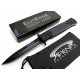 LOT DE 3 Couteau ElitEge Stiletto A/O Black Lame Acier 420C Manche Acier /G10 Linerlock Clip EE10A96BK - Livraison Gratuite